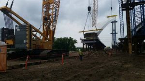 Thursday, May 7, 2015: Erection of Arch Segments EA8/EA9/EA10