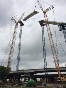 Thursday, May 7, 2015: Erection of Arch Segments EA8/EA9/EA10